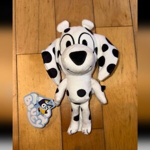 Bluey Chloe Dalmatian 7.5" Plush with Tag